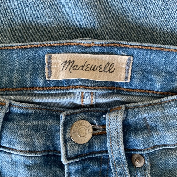 Madewell High Rise Skinny Jeans Seamed Step Hem 24 - Picture 10 of 10